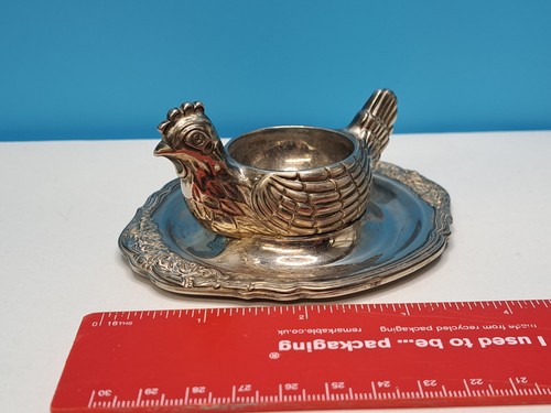 Vintage silver plated egg - vintage,, silver-plated