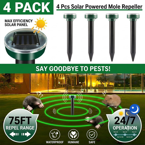 Ultrasonic solar cat dog - cat,