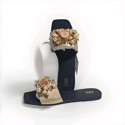 Zara women black gold - zara, black/gold
