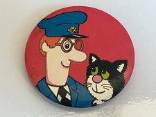 VINTAGE POSTMAN PAT PIN BADGE