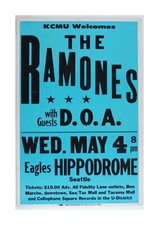 The Ramones A4 concert poster