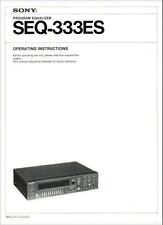 SONY SEQ-333ES Stereo Graphic