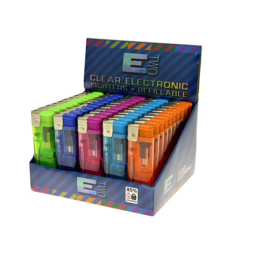 Clear electronic lighters - clear,