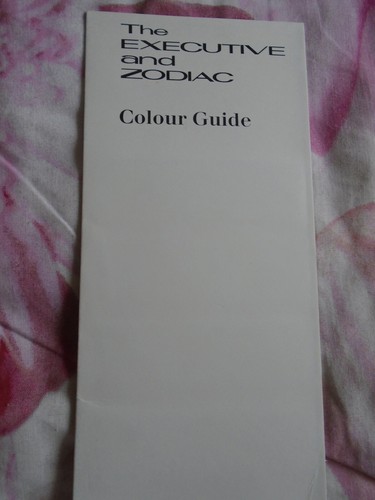 Ford executive zodiac colour - executive, &