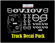VOLVO truck decals. truck