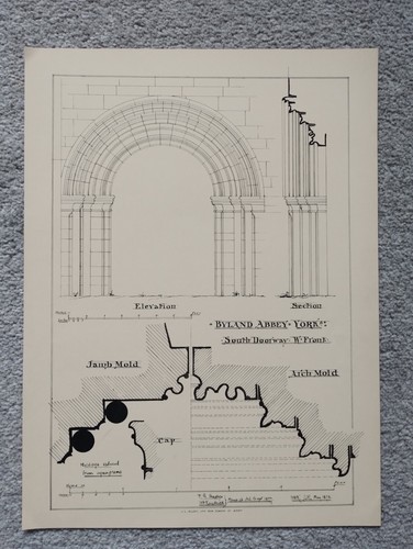 Byland abbey ryedale south - -,