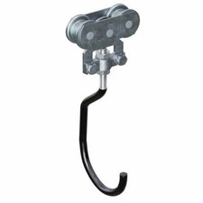 Additional Hook with Trolley For Sliding Bike Storage Rack Track With Hooks