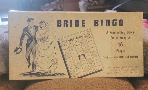 Vintage bride bingo bridal - vintage,