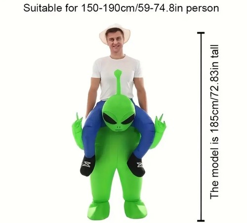 Inflatable alien costume - alien,