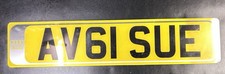 AV61 SUE Private Number Plate