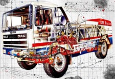 Line Tech Drawing DAF