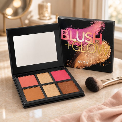 Avon blush glow face palette - avon,