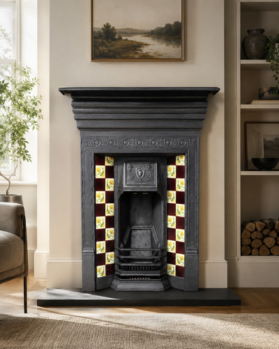 Cast iron tiled - cast,