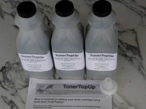 Three bottles toner refill - three, of