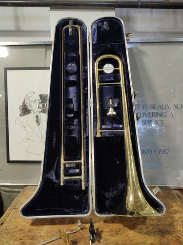 Vintage conn slide trombone - conn,