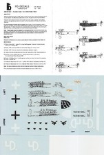 PD DECALS 1/72 Fokker D.VII JG 1 Jasta 18 Jasta 19 40 Jasta 65(Luftstreitkräfte)