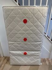 The Little Green Sheep Natural Twist Cot Mattress 130x75x10 RRP£220 NEW FREE DEL