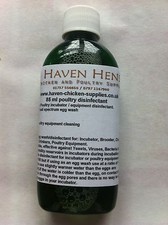 85ml Hatchery Incubator/brooder/poultry disinfectant  makes 8.5 Litres sanitiser