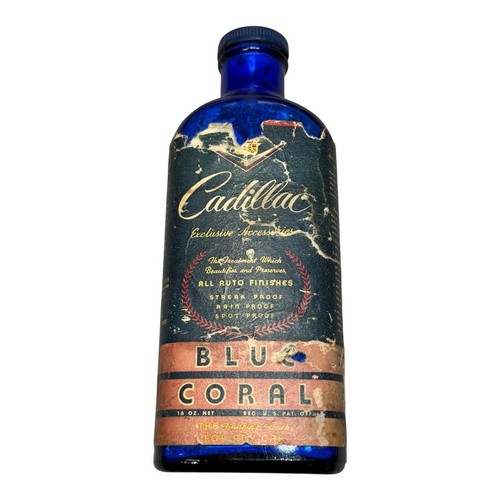 Vintage cadillac blue coral - cadillac,