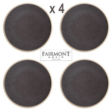 Fairmont Raw Slate 4 piece Dinner Plate & Side Plate Sets Rustic Tableware
