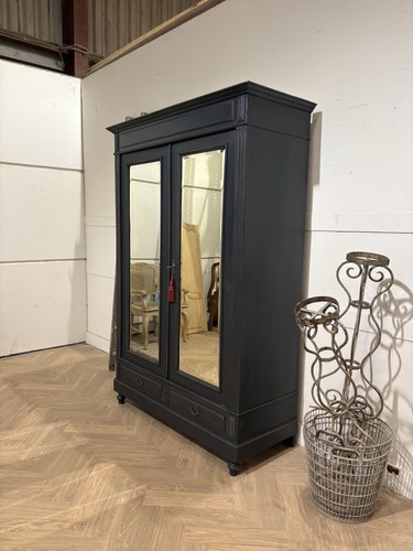Rustic antique french armoire - rustic,
