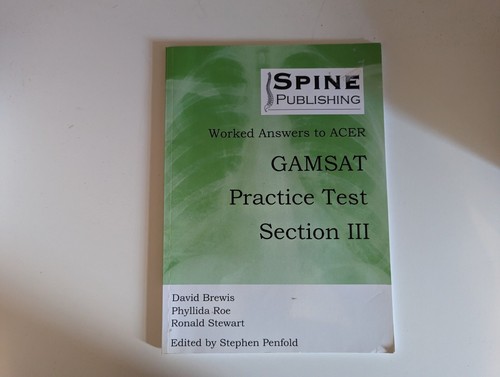 Worked answers acer gamsat - worked,