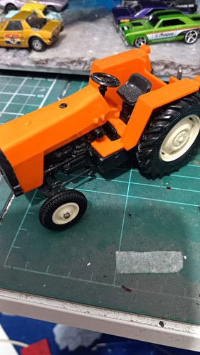 Orange massey ferguson 590 - orange,
