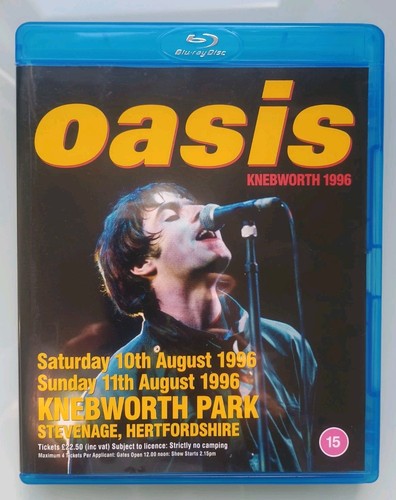 Oasis knebworth 1996 - knebworth, blu-ray