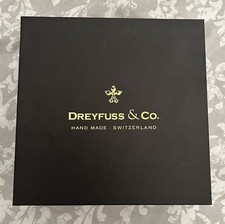 Dreyfuss & Co Switzerland Walnut Wood Empty Watch Box For 5 Watches Complete