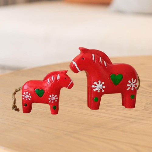 Resin horse statue - 2x,
