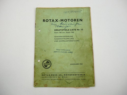 Rotax stamo 200cc - rotax, parts