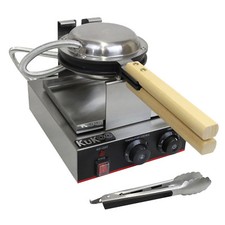 Waffle Maker Commercial Catering Kitchen Waffle Iron Non-Stick FREE Waffle Tongs