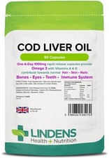 Cod Liver Oil Capsules 1000mg