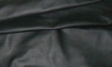 Genuine Black Soft Cow Leather