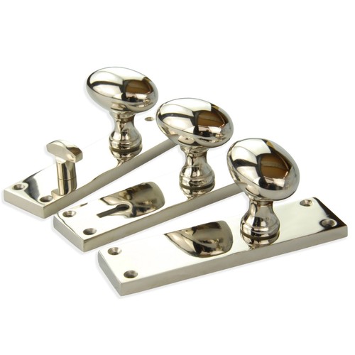 Round door knobs - knobs, oval