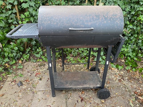 Home charcoal oil drum bbq - charcoal,