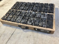 STUNNING LETTERPRESS PRINT ARTWORK PRINTING TYPE WHOPPING 3.6kg