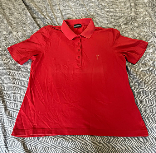 Golfino red short - , sleeved