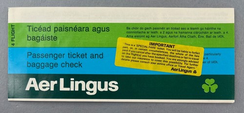 Aer lingus vintage used - lingus,