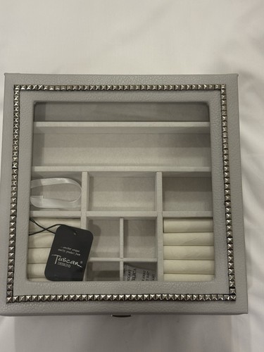 Grey jewellery box elegant - grey,