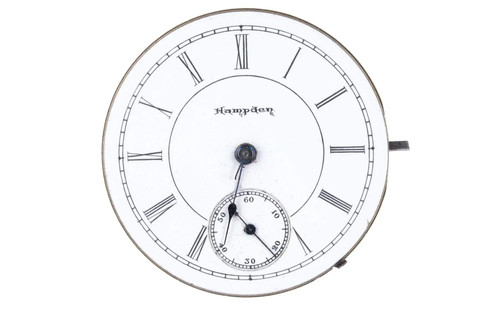 Antique hampden pocket watch - pocket,