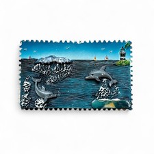 Algarve Portugal ceramic style collectable travel fridge magnet souvenir