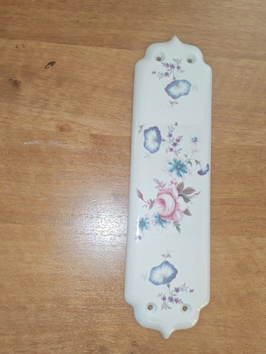 Ceramic floral door finger - floral,