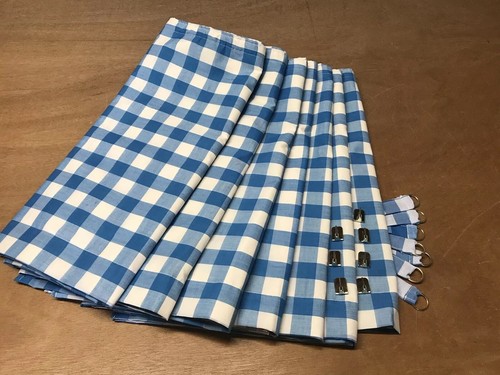 Gingham fabric both sides - gingham,