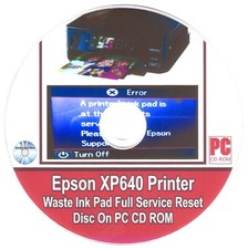 Epson xp640 printer - printer, waste
