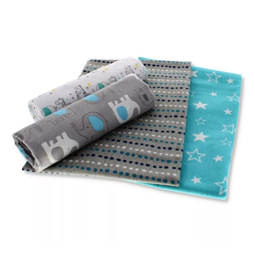 Baby receiving blankets - 4,