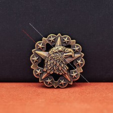 10X Antique Brass Western Star