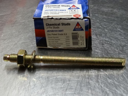 M10 130mm resin anchor - x,