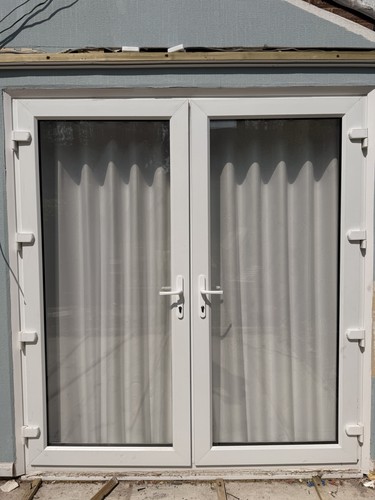 Upvc double glazed - glazed, door