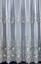 Vienna Grey Embroidered Sheer